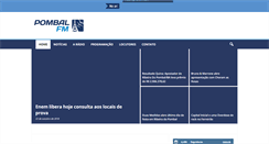 Desktop Screenshot of pombalfm.com.br